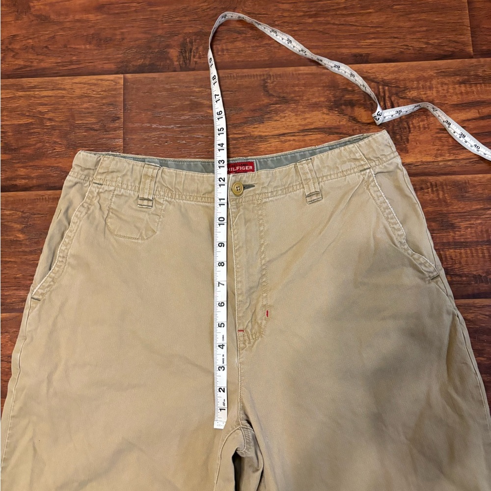 Red label hilfiger men draw string khaki pants - Picture 6 of 14